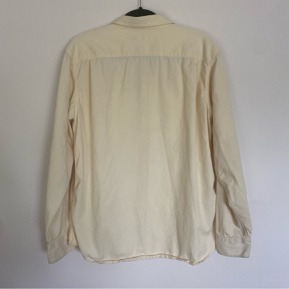 Old Navy Pale Yellow Casual Button Down Shirt - Picture 3 of 5